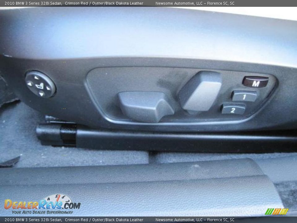 2010 BMW 3 Series 328i Sedan Crimson Red / Oyster/Black Dakota Leather Photo #10