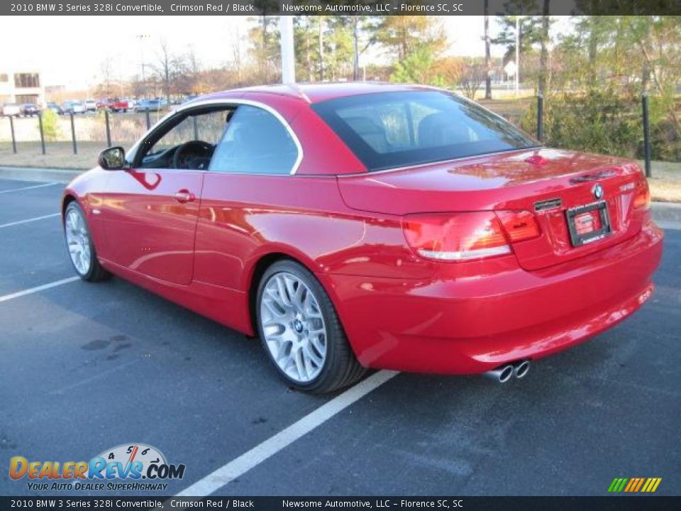 2010 BMW 3 Series 328i Convertible Crimson Red / Black Photo #2