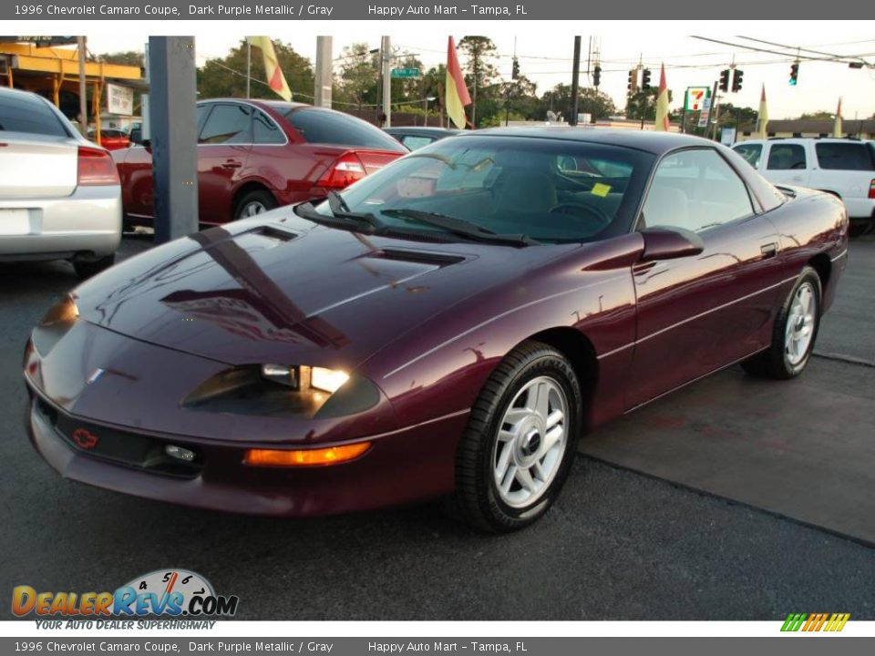 1996 Chevrolet Camaro Coupe Dark Purple Metallic / Gray Photo #1