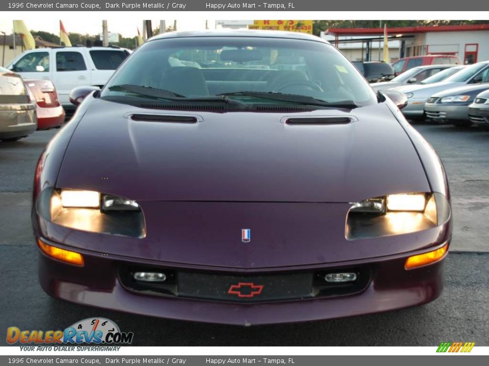 1996 Chevrolet Camaro Coupe Dark Purple Metallic / Gray Photo #4