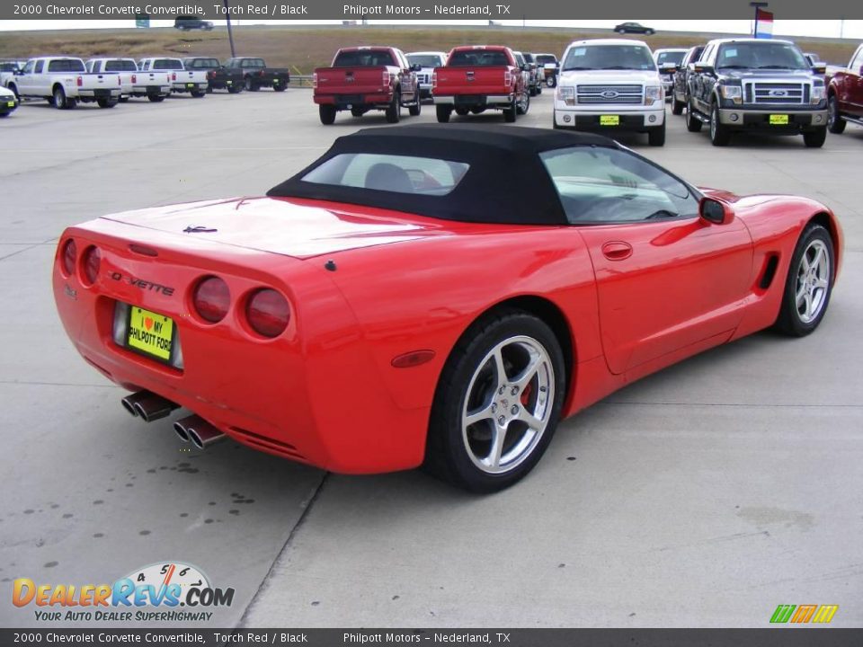 2000 Chevrolet Corvette Convertible Torch Red / Black Photo #3