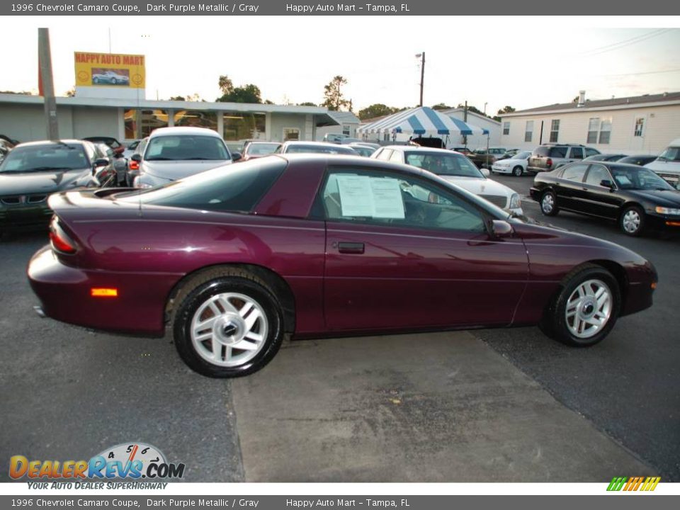 1996 Chevrolet Camaro Coupe Dark Purple Metallic / Gray Photo #7