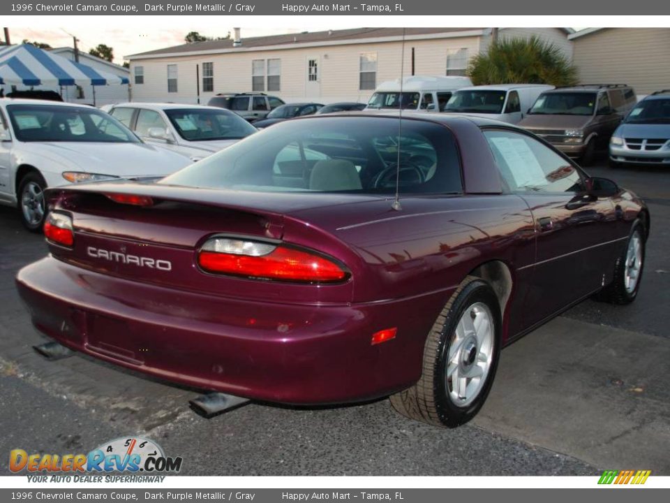 1996 Chevrolet Camaro Coupe Dark Purple Metallic / Gray Photo #8