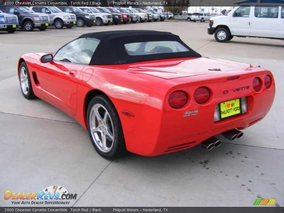 2000 Chevrolet Corvette Convertible Torch Red / Black Photo #5