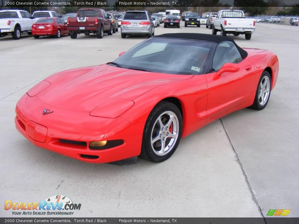2000 Chevrolet Corvette Convertible Torch Red / Black Photo #7