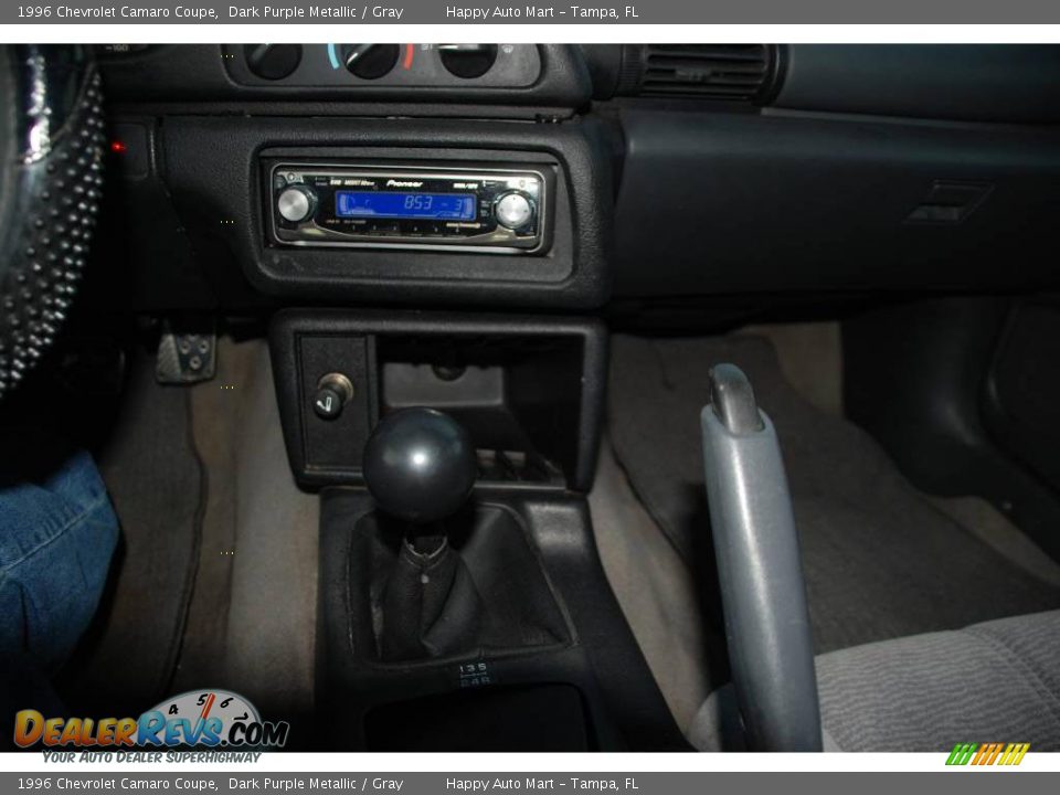 1996 Chevrolet Camaro Coupe Dark Purple Metallic / Gray Photo #12