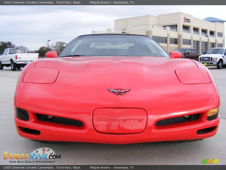 2000 Chevrolet Corvette Convertible Torch Red / Black Photo #9