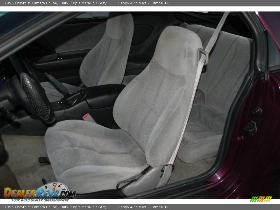 1996 Chevrolet Camaro Coupe Dark Purple Metallic / Gray Photo #15
