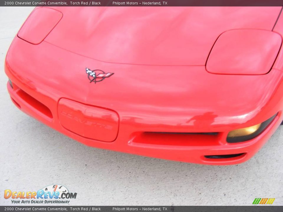 2000 Chevrolet Corvette Convertible Torch Red / Black Photo #11
