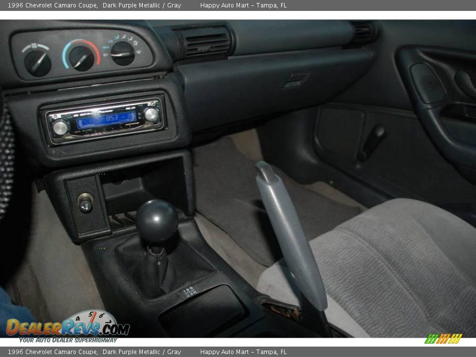 1996 Chevrolet Camaro Coupe Dark Purple Metallic / Gray Photo #16