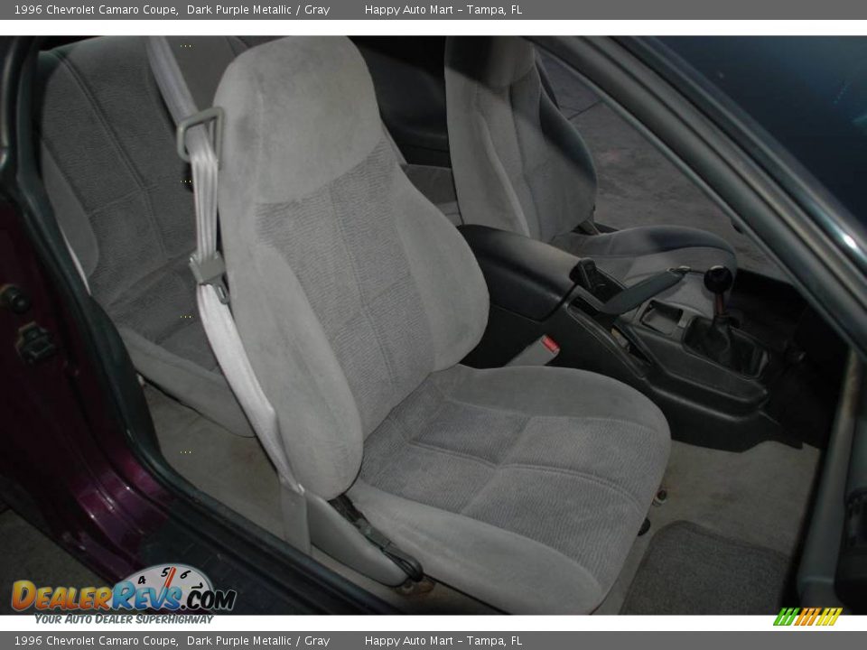 1996 Chevrolet Camaro Coupe Dark Purple Metallic / Gray Photo #18