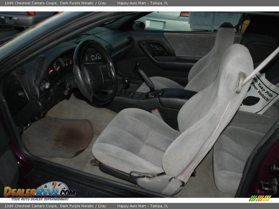 1996 Chevrolet Camaro Coupe Dark Purple Metallic / Gray Photo #20