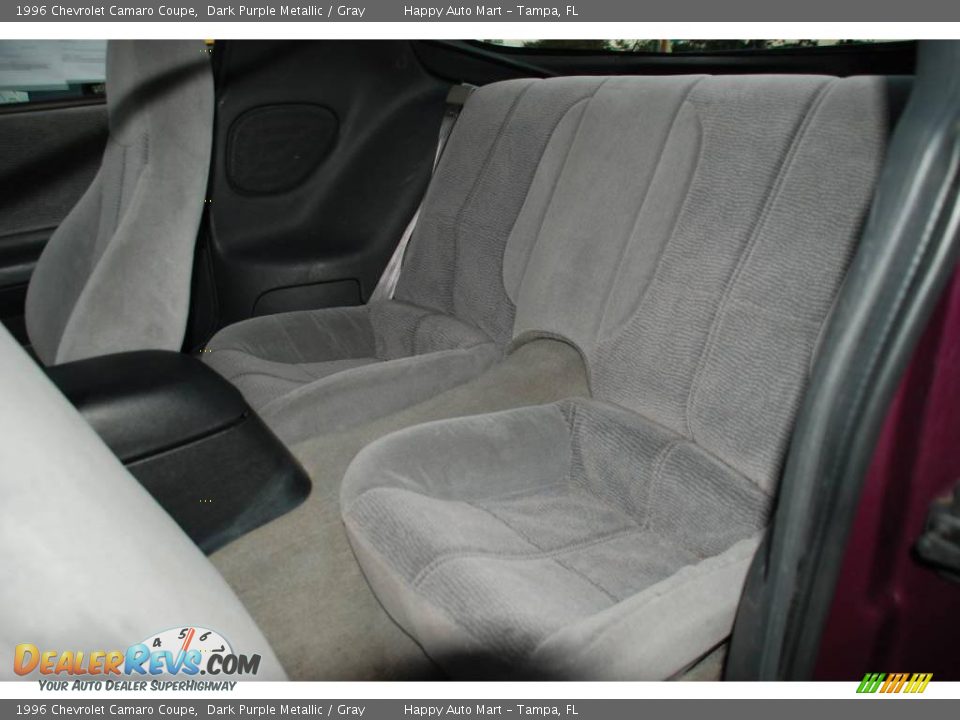 1996 Chevrolet Camaro Coupe Dark Purple Metallic / Gray Photo #22