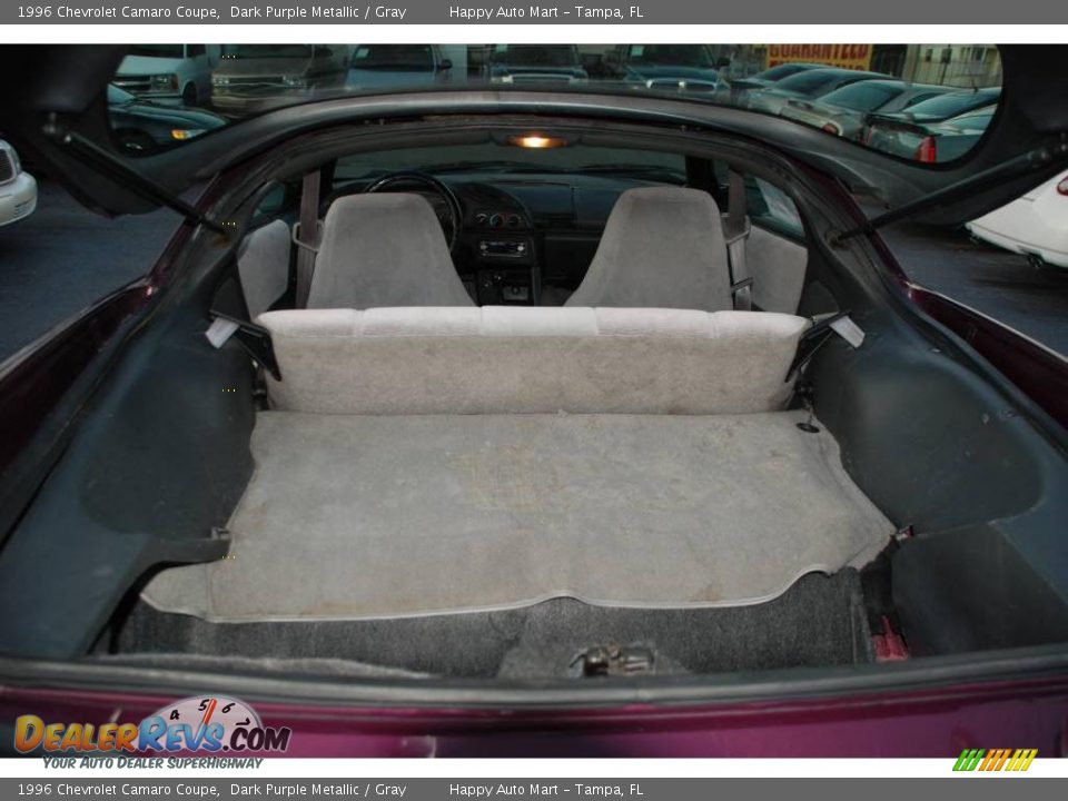 1996 Chevrolet Camaro Coupe Dark Purple Metallic / Gray Photo #23