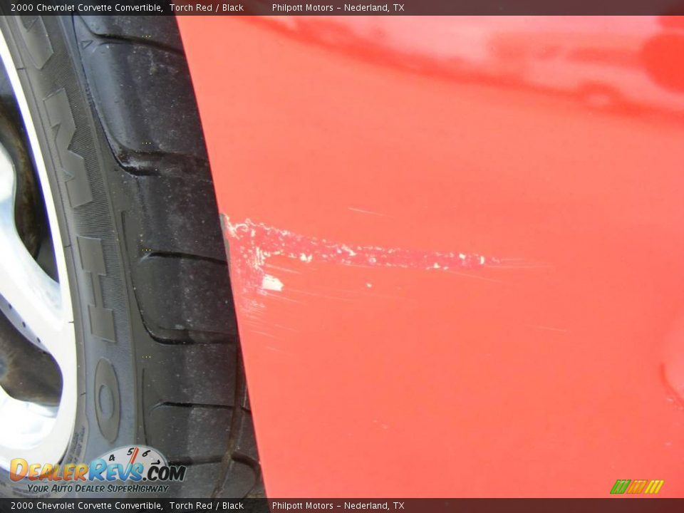 2000 Chevrolet Corvette Convertible Torch Red / Black Photo #18