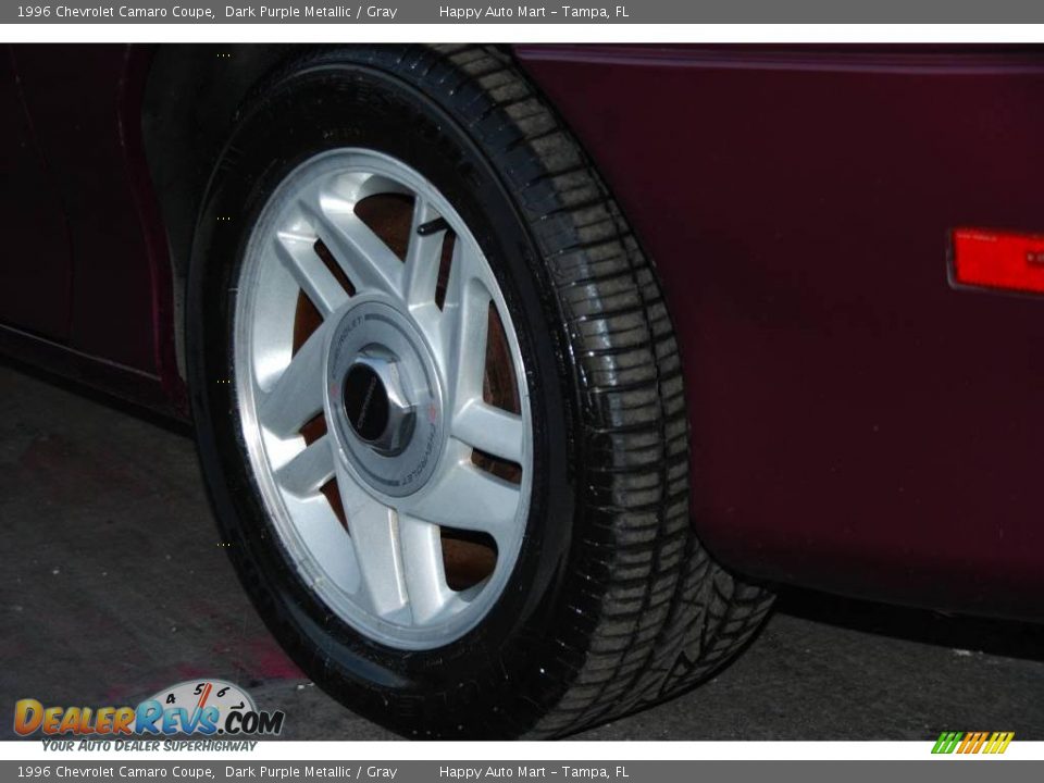 1996 Chevrolet Camaro Coupe Dark Purple Metallic / Gray Photo #24
