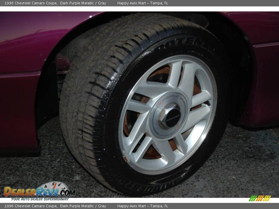 1996 Chevrolet Camaro Coupe Dark Purple Metallic / Gray Photo #26