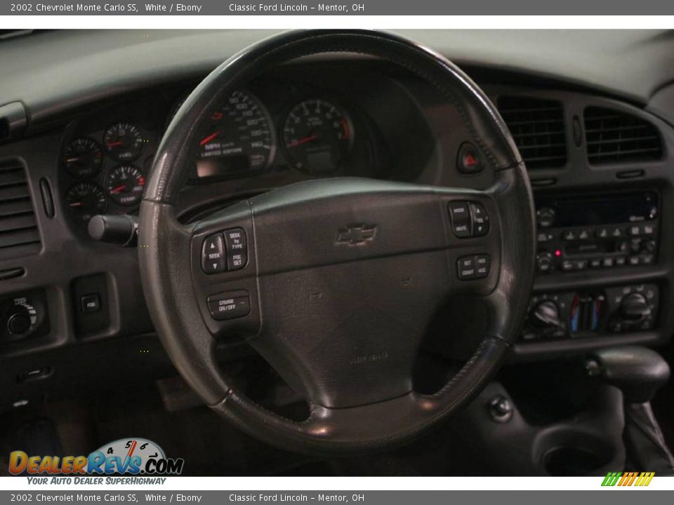 2002 Chevrolet Monte Carlo SS White / Ebony Photo #11