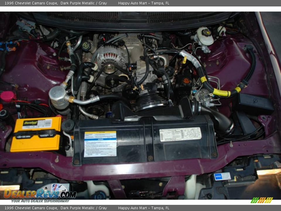 1996 Chevrolet Camaro Coupe Dark Purple Metallic / Gray Photo #27