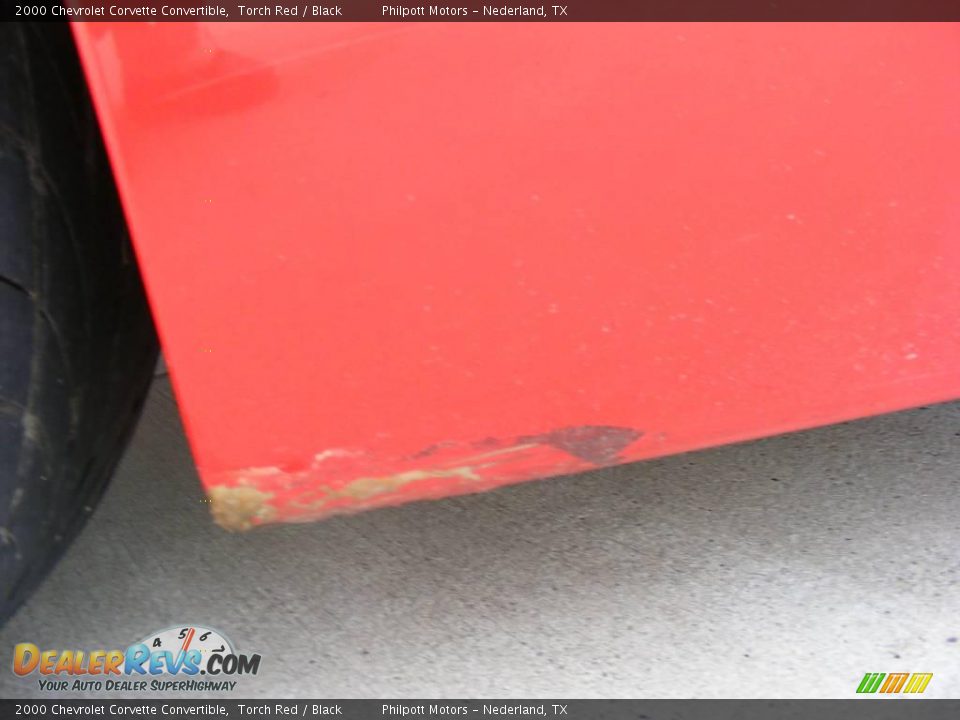2000 Chevrolet Corvette Convertible Torch Red / Black Photo #21