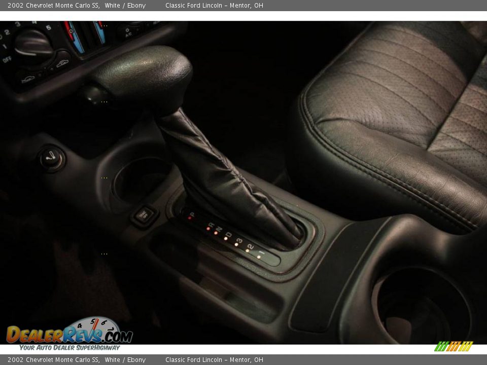 2002 Chevrolet Monte Carlo SS White / Ebony Photo #15