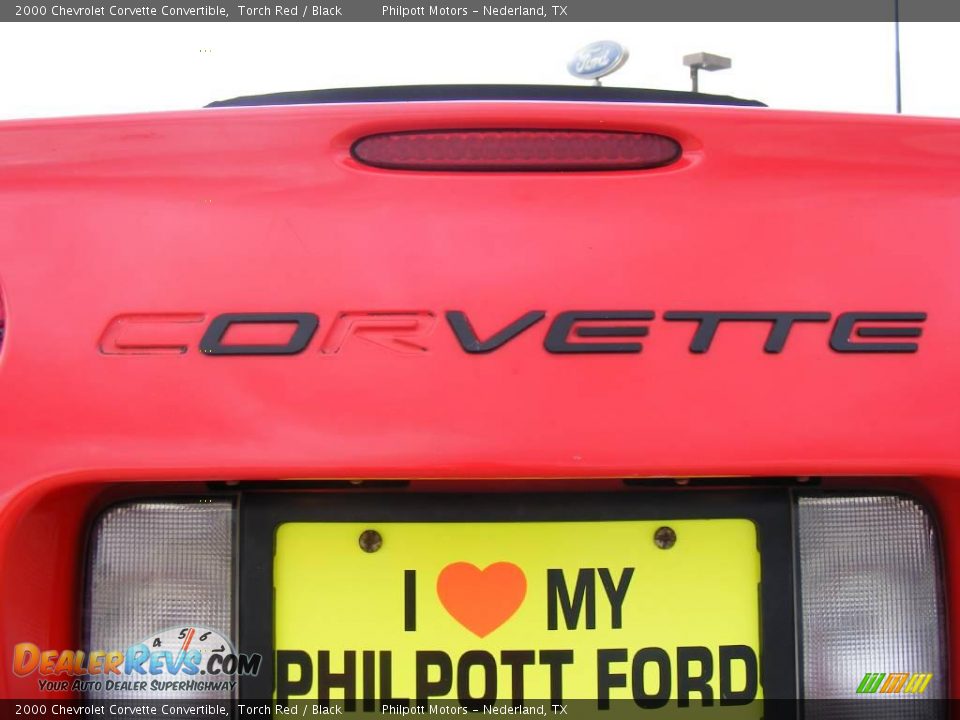 2000 Chevrolet Corvette Convertible Torch Red / Black Photo #24