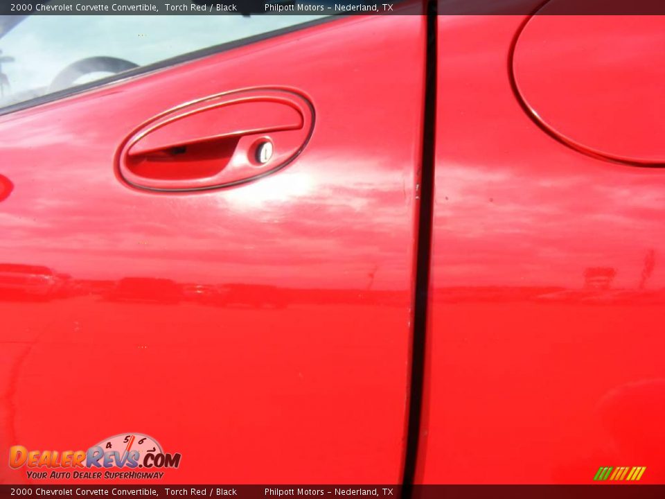 2000 Chevrolet Corvette Convertible Torch Red / Black Photo #25