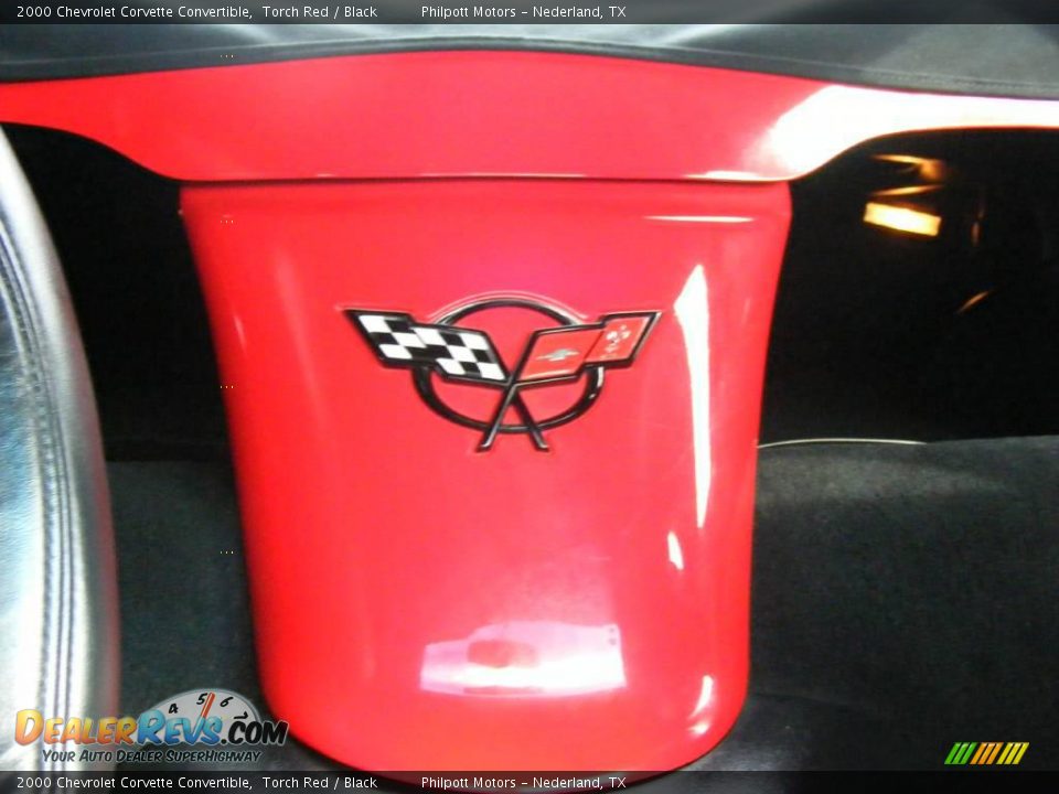 2000 Chevrolet Corvette Convertible Torch Red / Black Photo #33