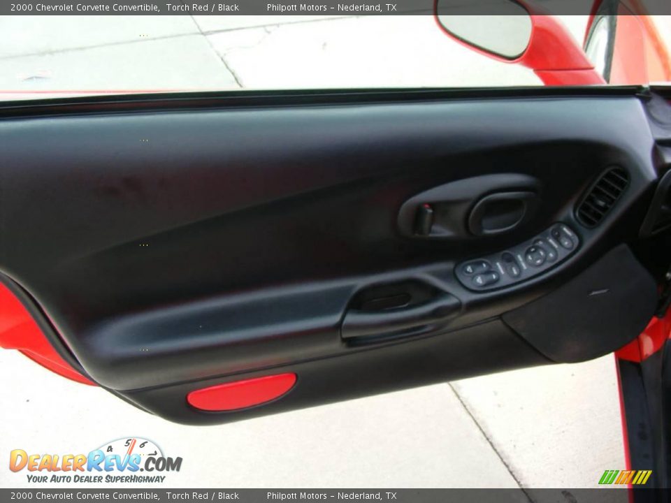 2000 Chevrolet Corvette Convertible Torch Red / Black Photo #35