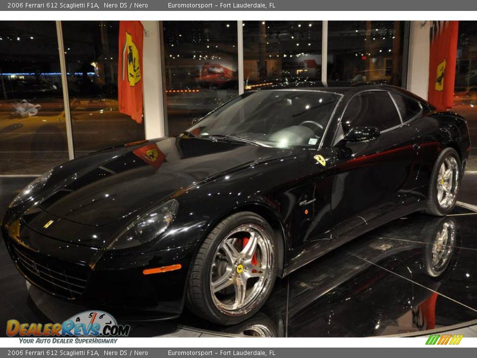 2006 Ferrari 612 Scaglietti F1A Nero DS / Nero Photo #10