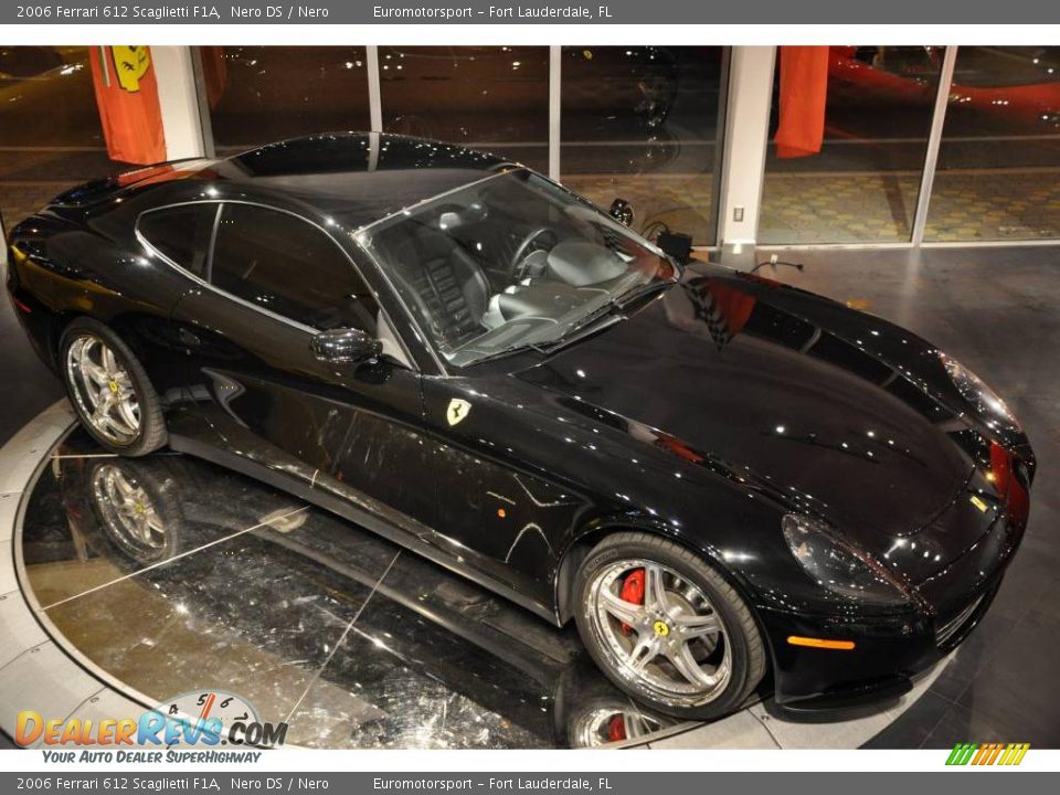 2006 Ferrari 612 Scaglietti F1A Nero DS / Nero Photo #11