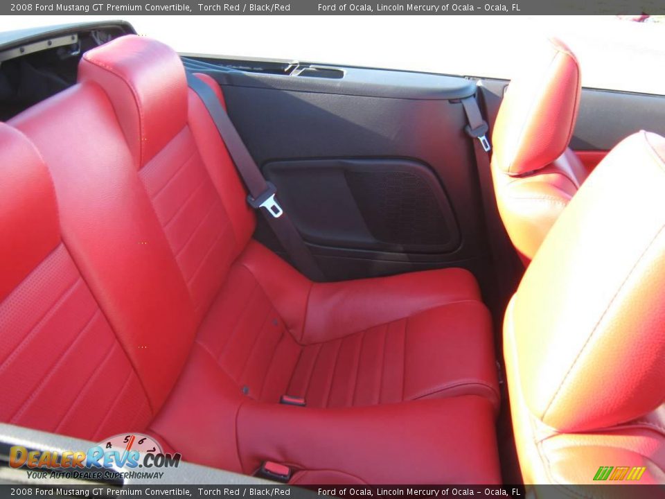 2008 Ford Mustang GT Premium Convertible Torch Red / Black/Red Photo #18
