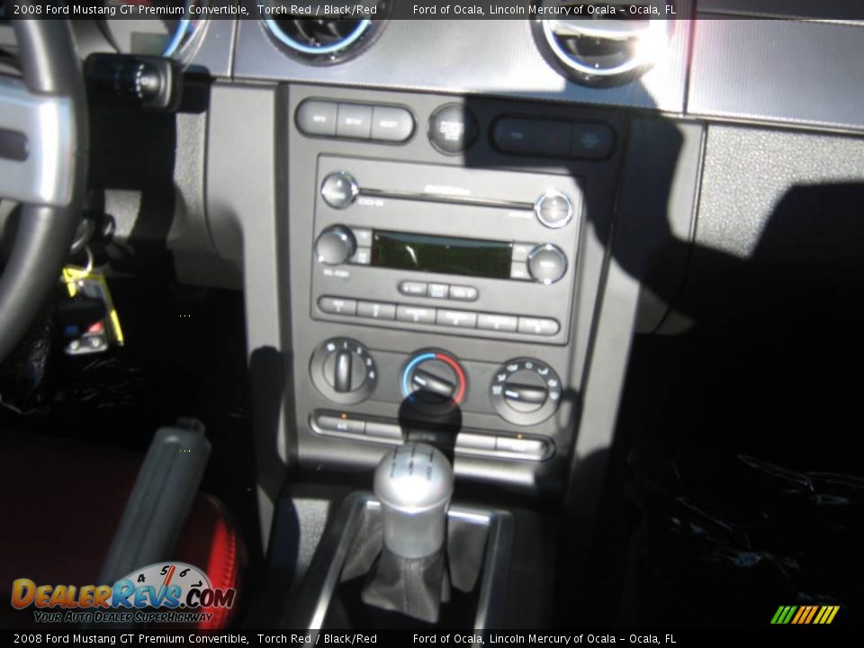 2008 Ford Mustang GT Premium Convertible Torch Red / Black/Red Photo #21