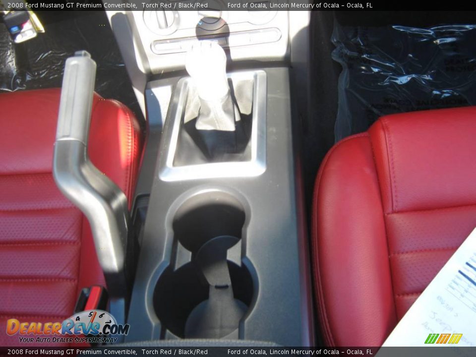 2008 Ford Mustang GT Premium Convertible Torch Red / Black/Red Photo #22