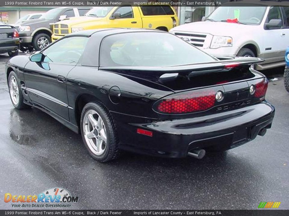1999 Pontiac Firebird Trans Am WS-6 Coupe Black / Dark Pewter Photo #2