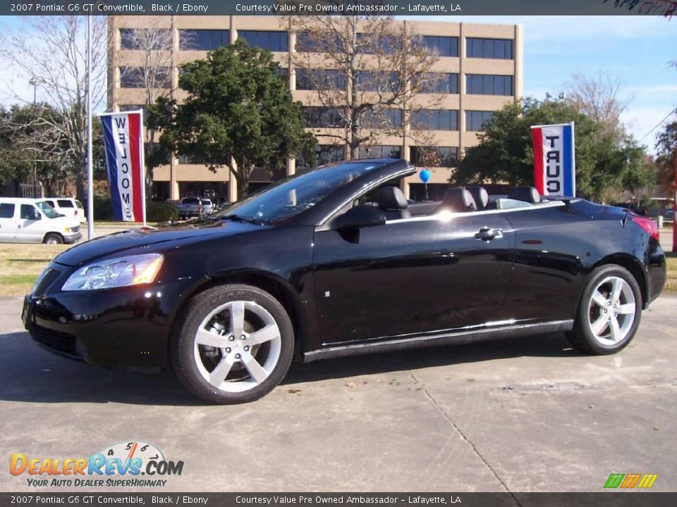 2007 Pontiac G6 GT Convertible Black / Ebony Photo #1