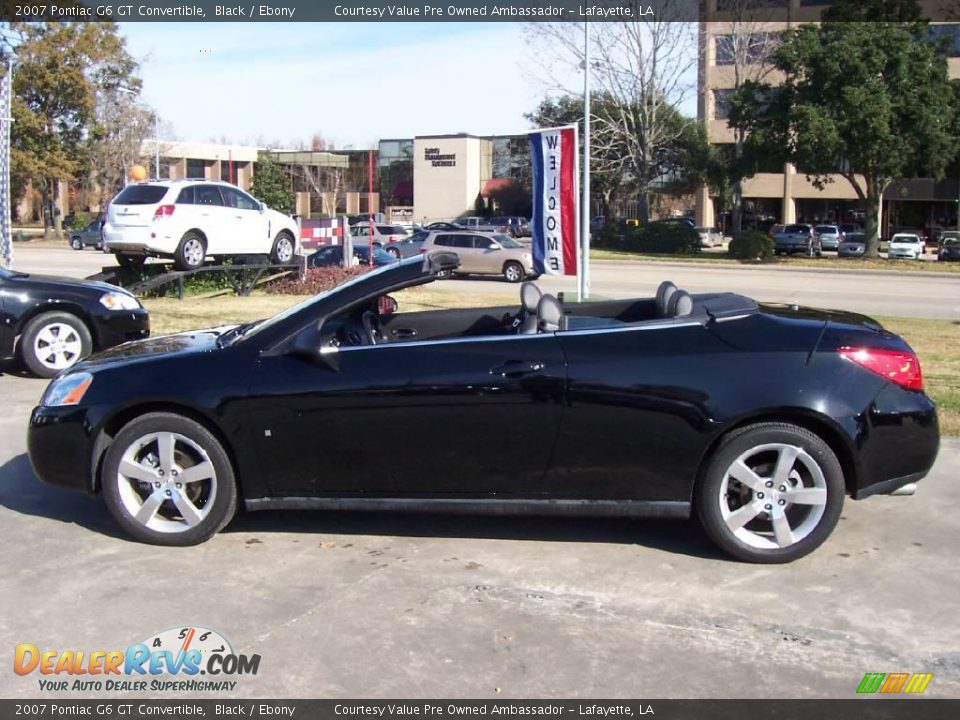 2007 Pontiac G6 GT Convertible Black / Ebony Photo #2