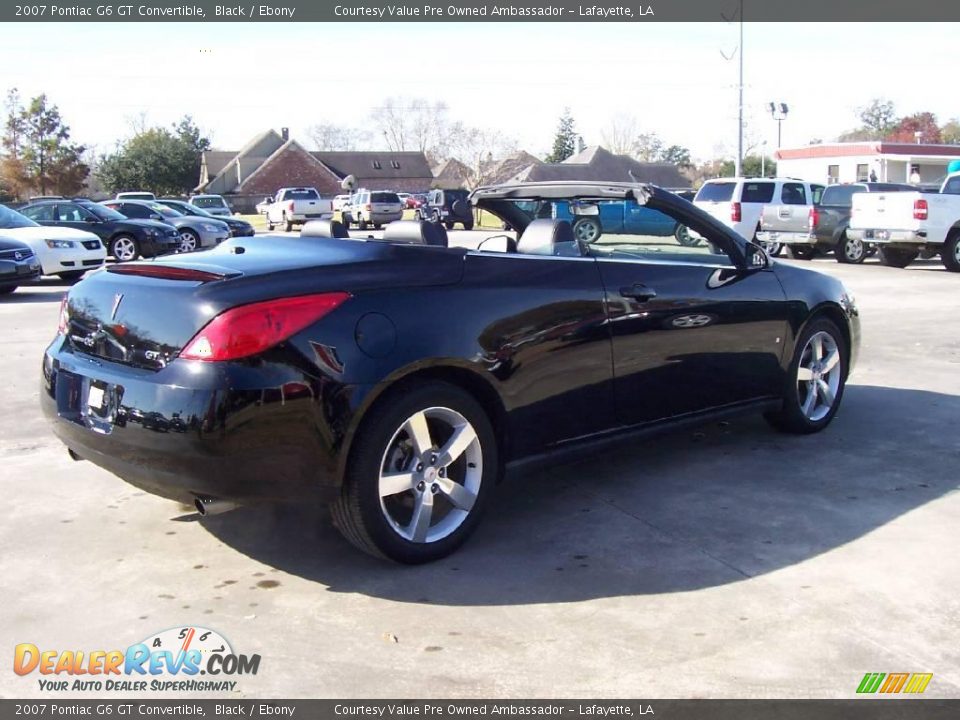 2007 Pontiac G6 GT Convertible Black / Ebony Photo #5