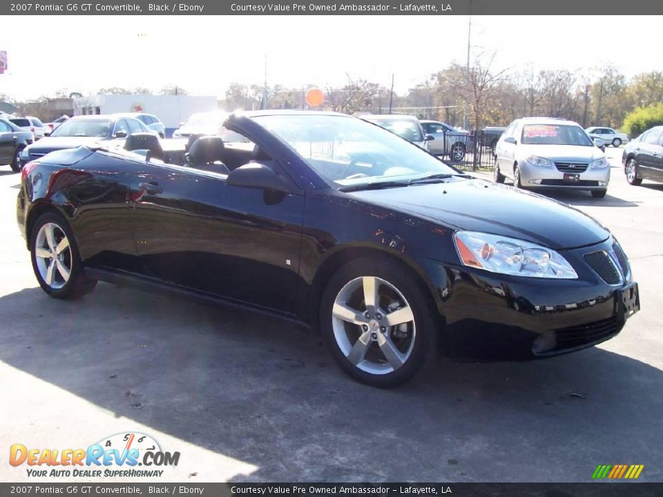 2007 Pontiac G6 GT Convertible Black / Ebony Photo #6