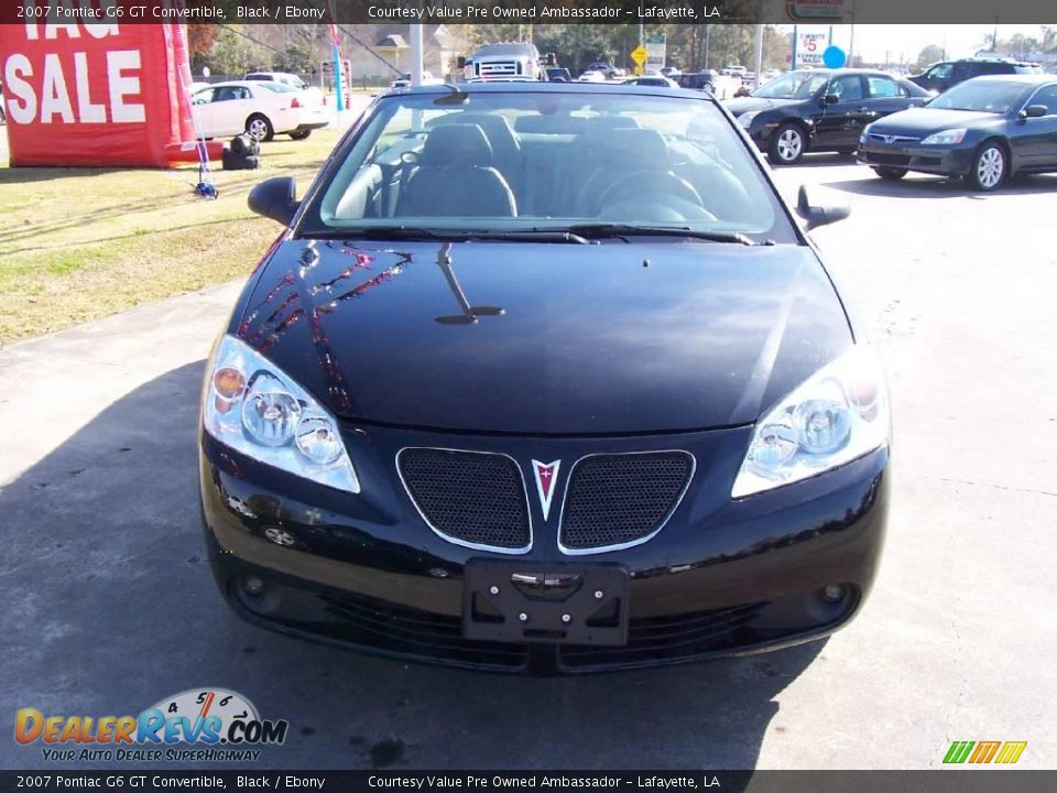 2007 Pontiac G6 GT Convertible Black / Ebony Photo #7