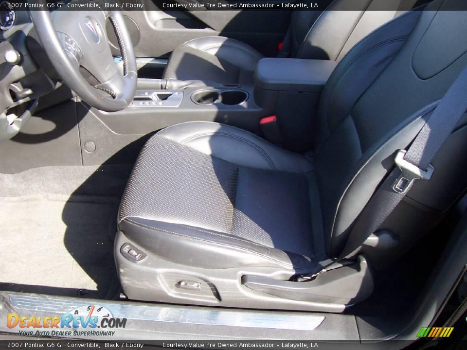 2007 Pontiac G6 GT Convertible Black / Ebony Photo #8