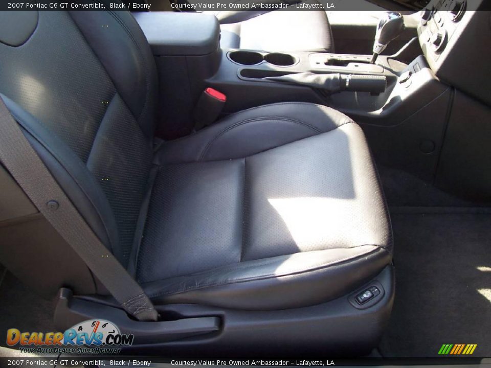 2007 Pontiac G6 GT Convertible Black / Ebony Photo #9