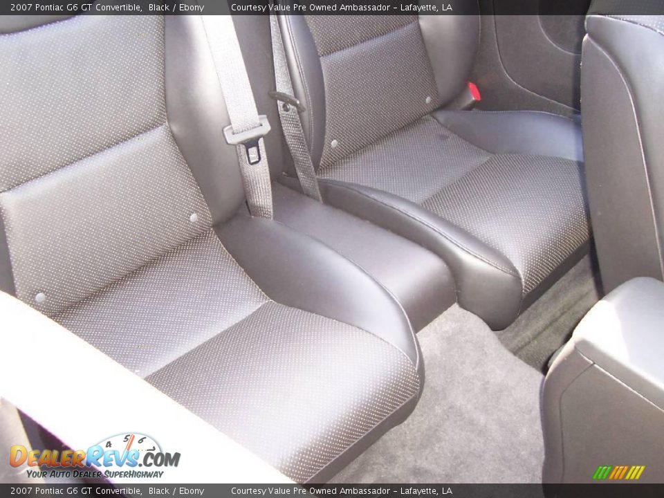2007 Pontiac G6 GT Convertible Black / Ebony Photo #10