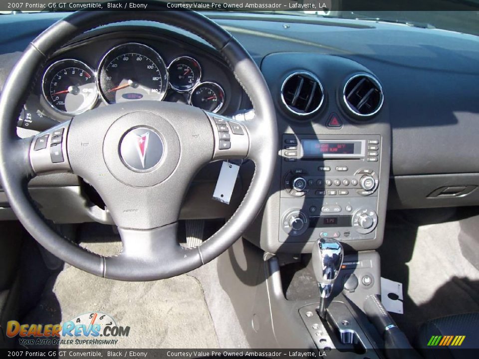 2007 Pontiac G6 GT Convertible Black / Ebony Photo #11