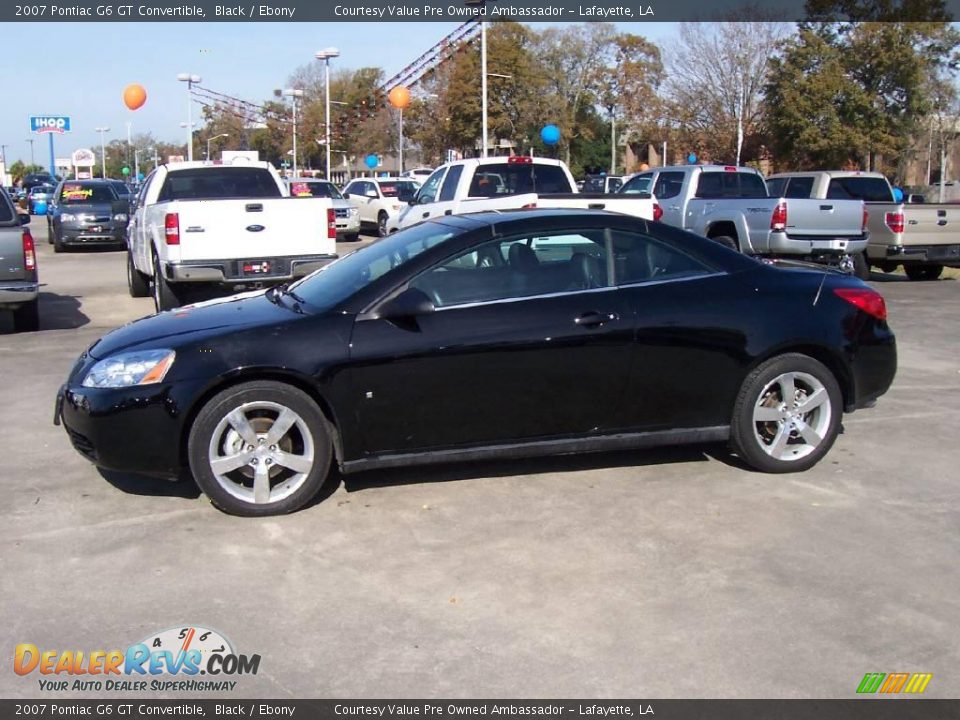 2007 Pontiac G6 GT Convertible Black / Ebony Photo #14