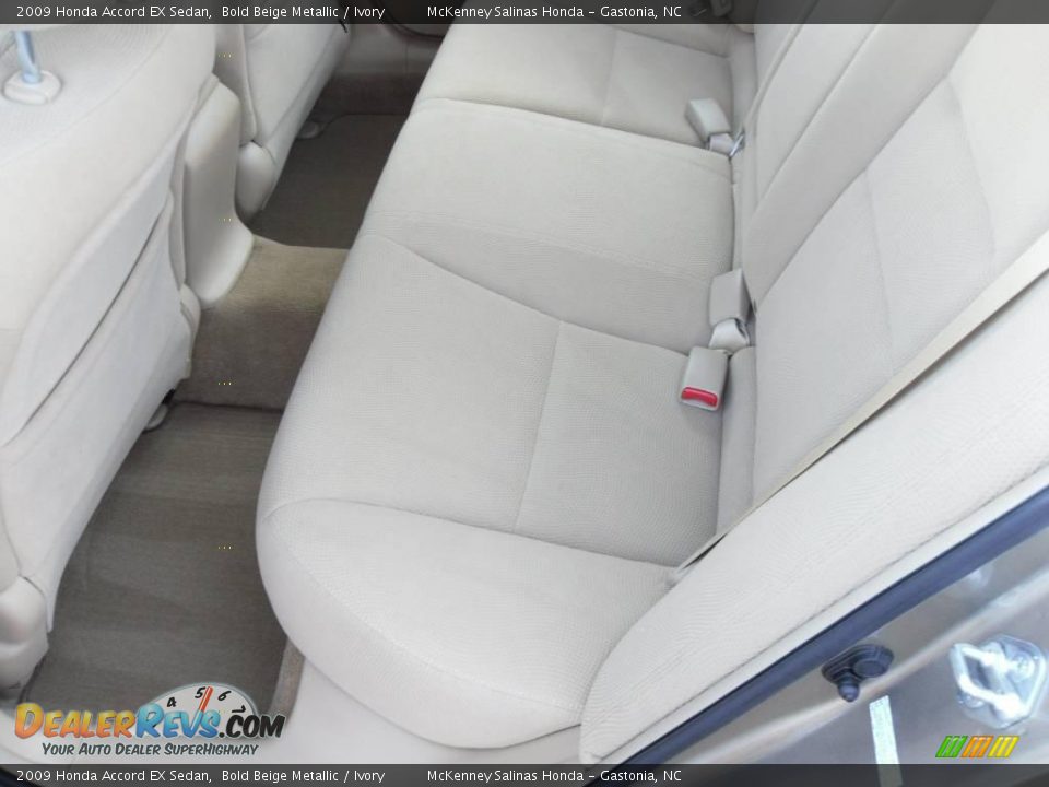 2009 Honda Accord EX Sedan Bold Beige Metallic / Ivory Photo #10