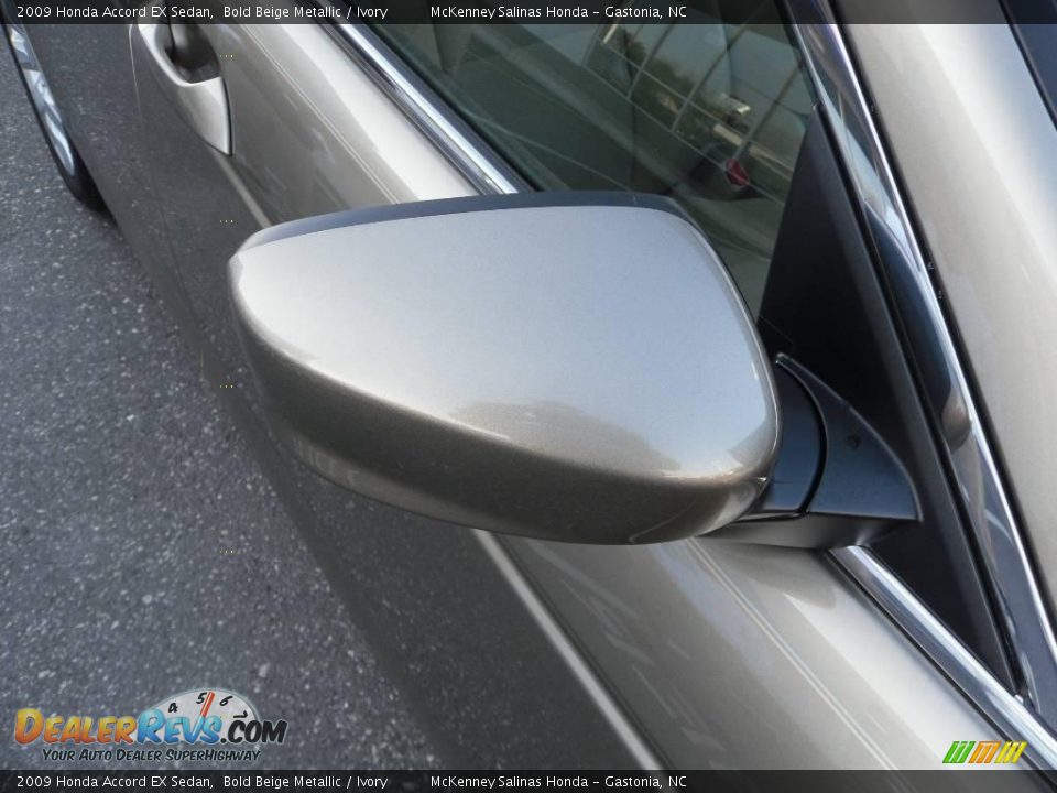 2009 Honda Accord EX Sedan Bold Beige Metallic / Ivory Photo #18