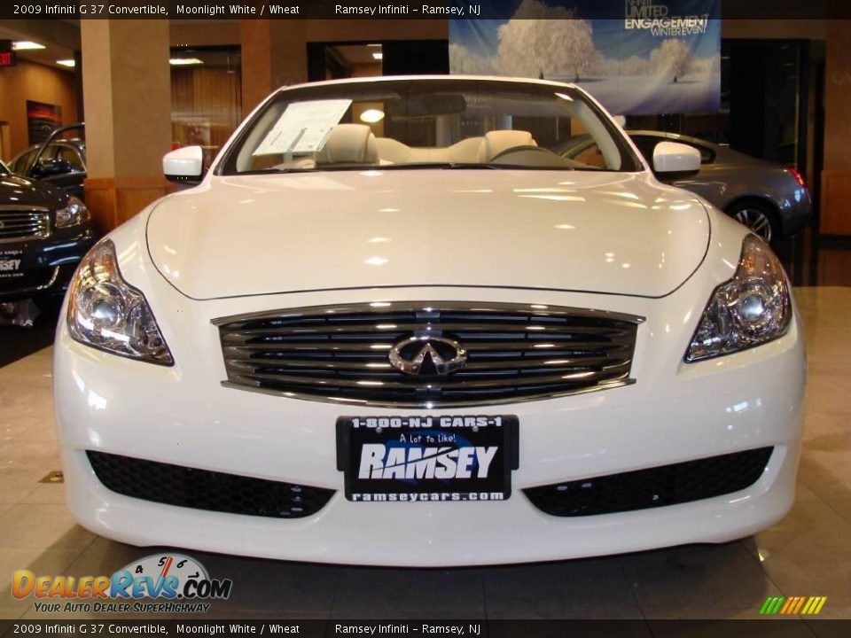 2009 Infiniti G 37 Convertible Moonlight White / Wheat Photo #2