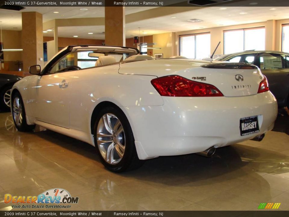 2009 Infiniti G 37 Convertible Moonlight White / Wheat Photo #6