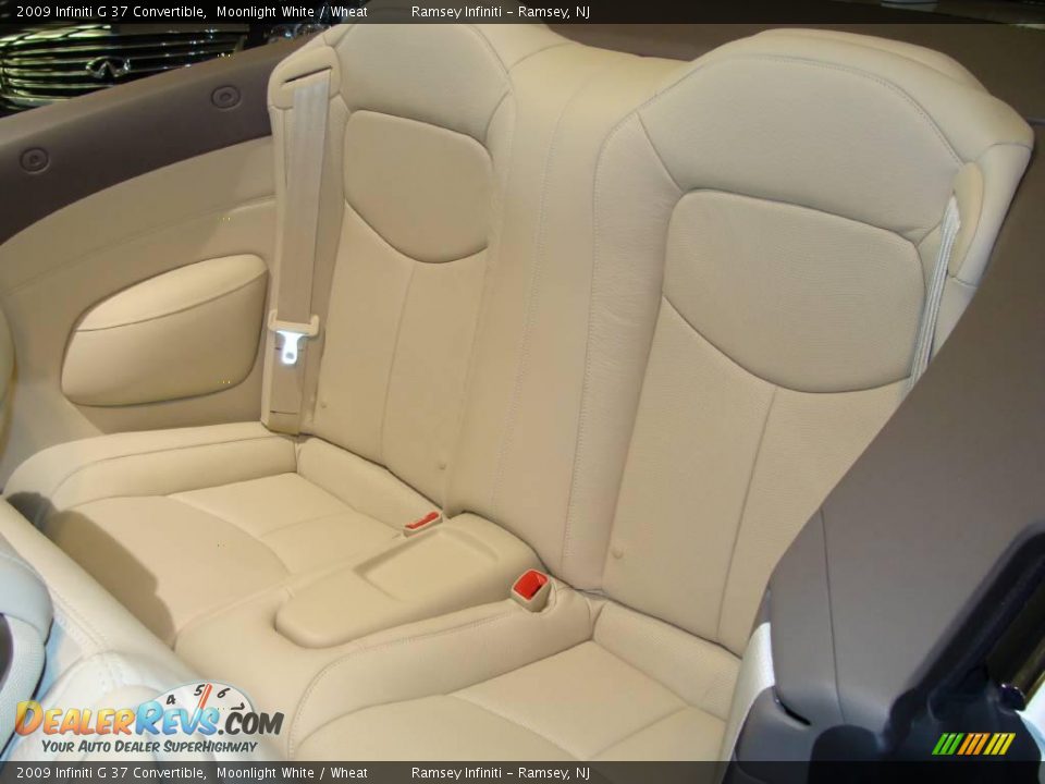 2009 Infiniti G 37 Convertible Moonlight White / Wheat Photo #8